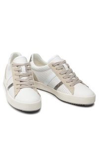 Geox Sneakersy D Blomiee A D166HA 085AU C1000 Biały. Kolor: biały. Materiał: skóra #8