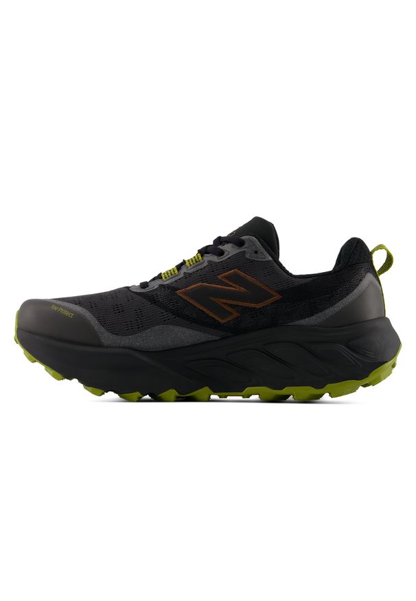 Buty męskie New Balance Fresh Foam X Hierro v9 MHIER8TU – czarne. Kolor: czarny. Materiał: materiał, syntetyk. Szerokość cholewki: normalna. Sport: fitness, bieganie