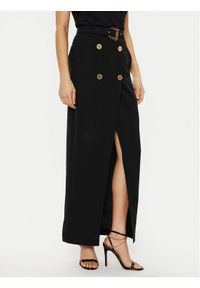 Versace Jeans Couture Spódnica maxi 78HAE802 N0432 Czarny Regular Fit. Kolor: czarny. Materiał: wiskoza