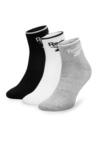 Reebok Skarpety długie R0362-SS24 (3-pack) Kolorowy. Materiał: bawełna. Wzór: kolorowy