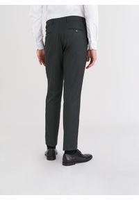 Pako Lorente - PAKO LORENTE – Zielone eleganckie spodnie męskie. Kolor: zielony. Styl: elegancki #4