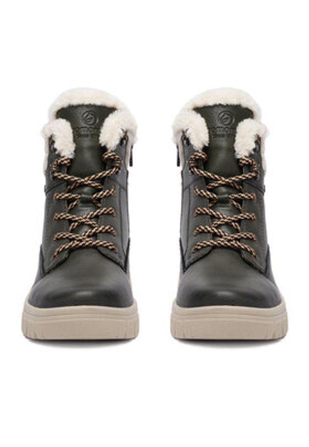 Remonte Trzewiki CEO-D0E71-52 Szary. Kolor: szary. Materiał: skóra