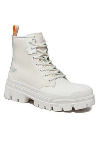 CAT Footwear Trapery Hardwear Hi P111328 Biały. Kolor: biały. Materiał: skóra #5