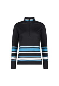 Golf damska narciarska CMP 31L0826. Okazja: na co dzień. Typ kołnierza: golf. Kolor: niebieski. Styl: sportowy, casual. Sport: narciarstwo, golf