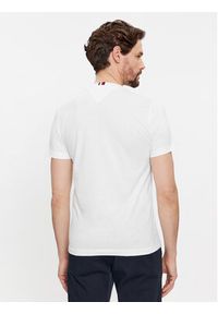 TOMMY HILFIGER - Tommy Hilfiger T-Shirt Emblem MW0MW33687 Biały Slim Fit. Kolor: biały. Materiał: bawełna #4