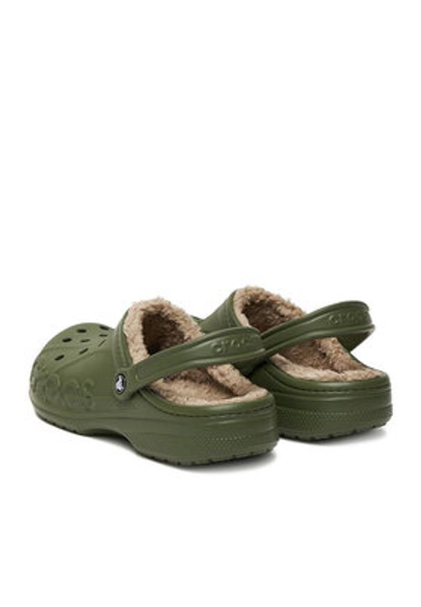 Crocs Klapki C-BAYA LINED CLOG 205969-3TC Zielony. Kolor: zielony