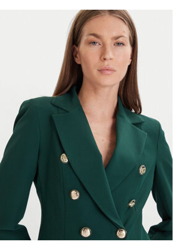 Maryley Marynarka 25IB139/43BI Zielony Regular Fit. Kolor: zielony. Materiał: syntetyk