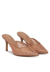 Aldo Klapki Mera 14241568 Brązowy. Kolor: brązowy. Materiał: materiał #6