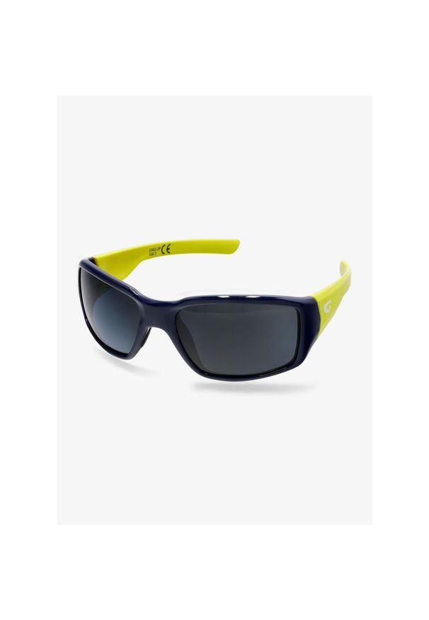 Okulary przeciwsłoneczne dla dzieci GOG Jungle - blue/green/smoke. Kolor: niebieski