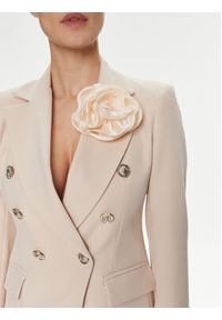 Maryley Marynarka 24EB139/M13/43GE Beżowy Regular Fit. Kolor: beżowy. Materiał: syntetyk #2