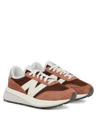 New Balance Sneakersy U370AI Brązowy. Kolor: brązowy. Materiał: zamsz, skóra