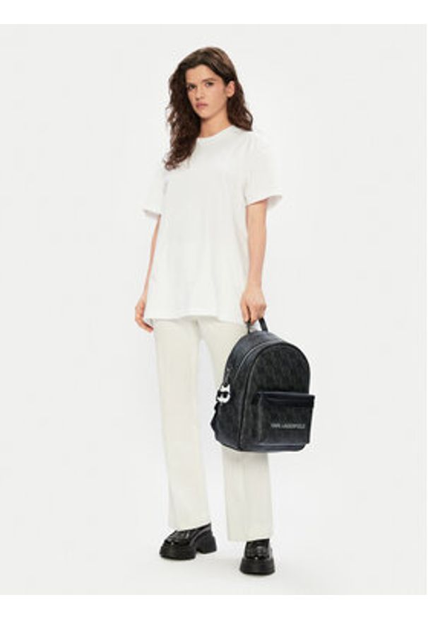 Karl Lagerfeld - KARL LAGERFELD Plecak A1W30133 Czarny. Kolor: czarny. Materiał: skóra