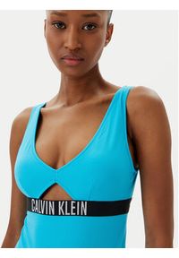 Calvin Klein Swimwear Strój kąpielowy KW0KW02746 Niebieski. Kolor: niebieski. Materiał: syntetyk