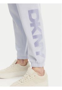DKNY Sport Spodnie dresowe DP5P3585 Błękitny Regular Fit. Kolor: niebieski. Materiał: syntetyk, bawełna #4