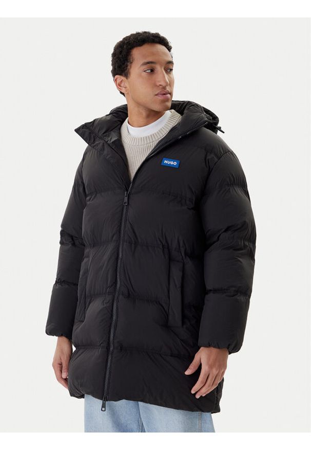 Hugo - HUGO Kurtka zimowa Bodi2541 50546653 Czarny Relaxed Fit. Kolor: czarny. Materiał: syntetyk. Sezon: zima