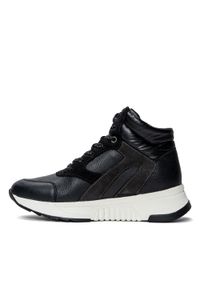 Geox - Sneakersy damskie czarne GEOX D Falena B Abx B. Kolor: czarny. Materiał: materiał, skóra. Szerokość cholewki: normalna. Sezon: zima #3