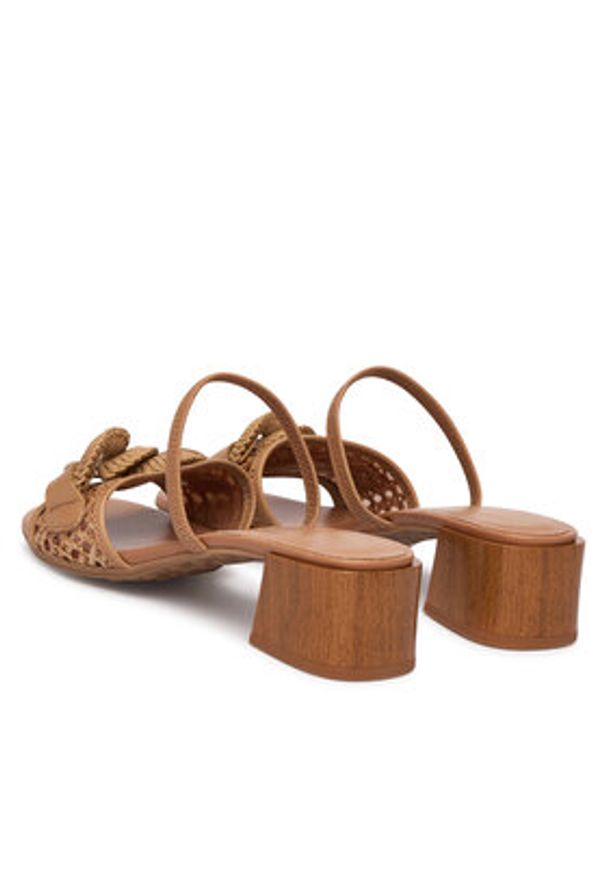 Hispanitas Sandały RHV264805 C002 Beżowy. Kolor: beżowy. Materiał: skóra