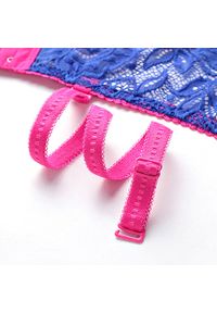 Intica - Biustonosz usztywniany z koronką i regulowanymi ramiączkami Amiyah. Kolor: wielokolorowy. Materiał: koronka. Wzór: koronka #4