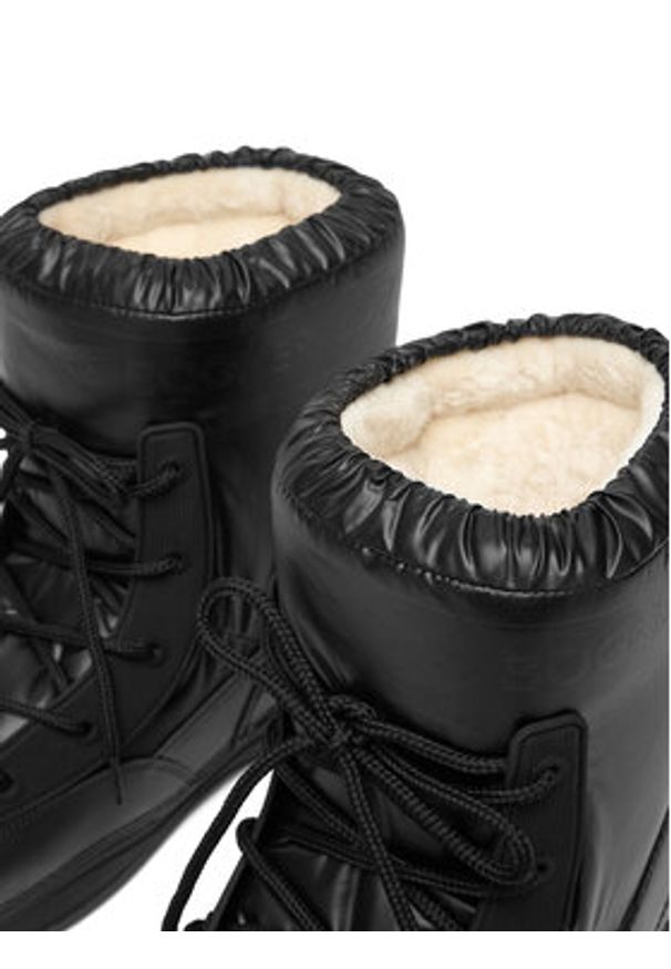 Bogner Śniegowce La Plagne X Bond 007 32547094 Czarny. Kolor: czarny. Materiał: skóra