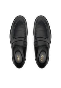 Clarks Mokasyny Aldwin Step 26178429 Czarny. Kolor: czarny. Materiał: skóra #7