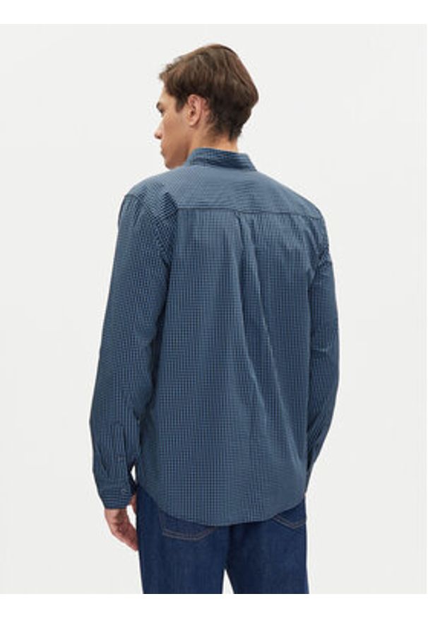 Mustang Koszula Chester 1016241 Niebieski Regular Fit. Kolor: niebieski. Materiał: bawełna