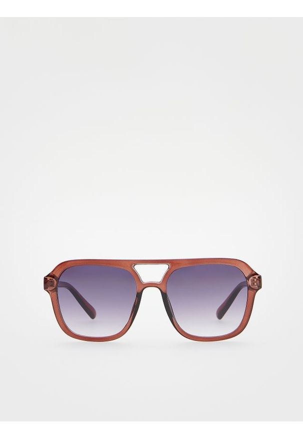 Reserved - Okulary przeciwsłoneczne AVIATOR - brązowy. Kolor: brązowy