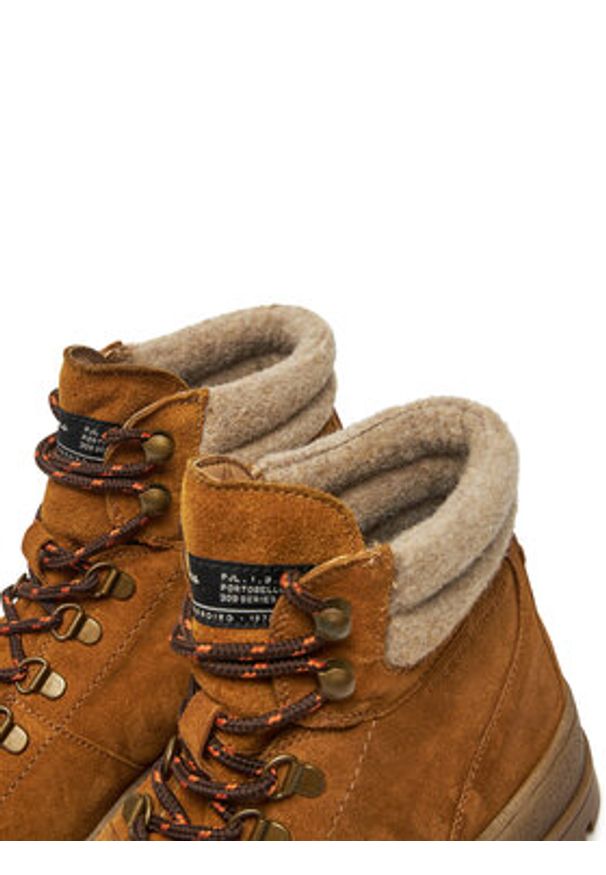 Pepe Jeans Trapery PMS50251 Brązowy. Kolor: brązowy. Materiał: skóra, zamsz