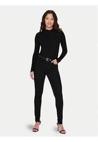 JDY Bluzka Fransiska 15228065 Czarny Slim Fit. Kolor: czarny. Materiał: wiskoza #4
