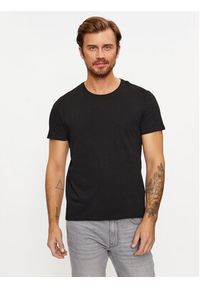 Lacoste Komplet 3 t-shirtów TH3451 Czarny Regular Fit. Kolor: czarny. Materiał: bawełna #7