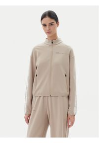 EA7 Emporio Armani Bluza 7W000275 AF12501 U6155 Beżowy Regular Fit. Kolor: beżowy. Materiał: syntetyk