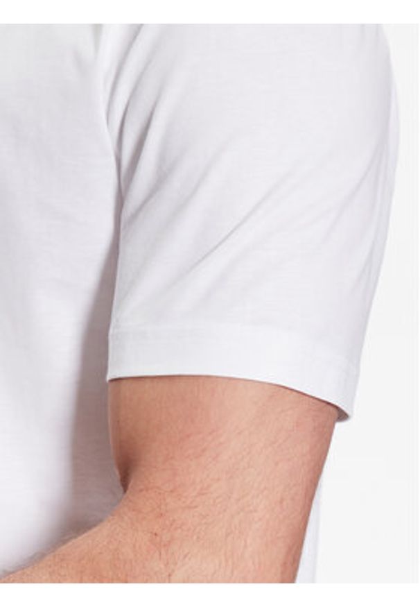 Calvin Klein T-Shirt Smooth K10K110589 Biały Regular Fit. Kolor: biały. Materiał: bawełna