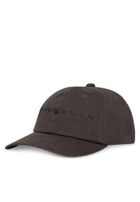 Emporio Armani Czapka z daszkiem EM001319 AF14032 U8168 Czarny. Kolor: czarny. Materiał: materiał, bawełna