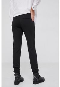 Answear Lab - Spodnie. Kolor: czarny. Wzór: gładki #4