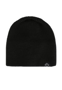 Volcano - Czapka zimowa z polarem H-JACK. Kolor: czarny. Materiał: polar. Wzór: ze splotem. Sezon: zima. Styl: wizytowy, klasyczny, casual