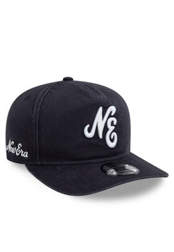 New Era Czapka z daszkiem Precurved Unstructured Golfer 60595460 Granatowy. Kolor: niebieski. Materiał: materiał, bawełna