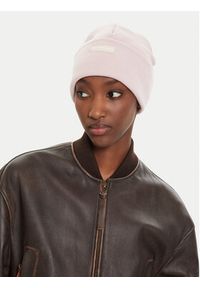 Calvin Klein Czapka Inst Patch Beanie K60K612322 Różowy. Kolor: różowy. Materiał: bawełna #2
