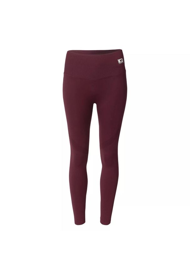 Damskie legginsy IQ Cross The Line Ilean. Kolor: czerwony, brązowy, wielokolorowy. Sport: fitness