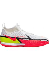 Buty halowe Nike Phantom GT2 Academy Df Ic Jr DC0815-167 białe białe. Zapięcie: sznurówki. Kolor: biały. Materiał: syntetyk, guma. Szerokość cholewki: normalna #2