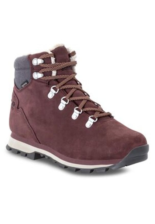 Jack Wolfskin Trekkingi Thunder Bay Texapore Mid W 4053681 Bordowy. Kolor: czerwony. Materiał: nubuk, skóra