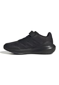 Adidas - Buty adidas Runfalcon 3.0 Jr HP5869 czarne. Okazja: na co dzień. Zapięcie: rzepy, sznurówki. Kolor: czarny. Materiał: tkanina, syntetyk, materiał, guma. Szerokość cholewki: normalna