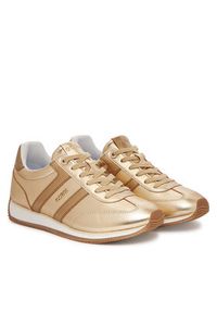 Guess Sneakersy FLTSAP LEM12 Złoty. Kolor: złoty. Materiał: skóra