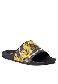 Versace Jeans Couture Klapki 75VA3SQ3 Czarny. Kolor: czarny #4