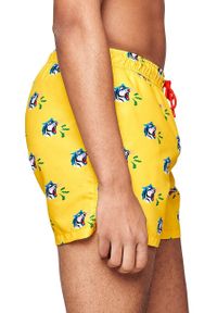 Happy-Socks - Happy Socks - Szorty kąpielowe Tiger. Kolor: żółty #3