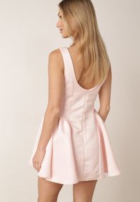 Born2be - Różowa Elegancka Sukienka o Rozkloszowanym Kroju Bez Rękawów Eupene. Okazja: na co dzień. Kolor: różowy. Długość rękawa: bez rękawów. Typ sukienki: proste, rozkloszowane. Styl: elegancki #7