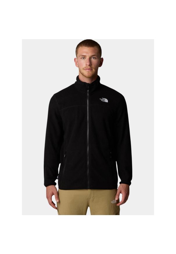 Sweter męski The North Face M 100 Glacier. Kolor: czarny. Materiał: polar. Sport: turystyka piesza