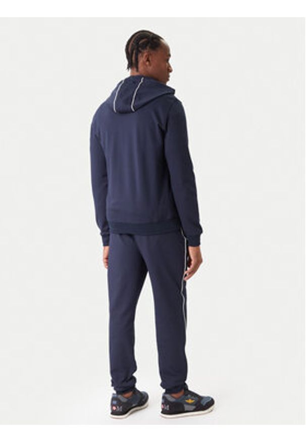 Aeronautica Militare Dres 252TF0101UF00667 Granatowy Regular Fit. Kolor: niebieski. Materiał: wiskoza