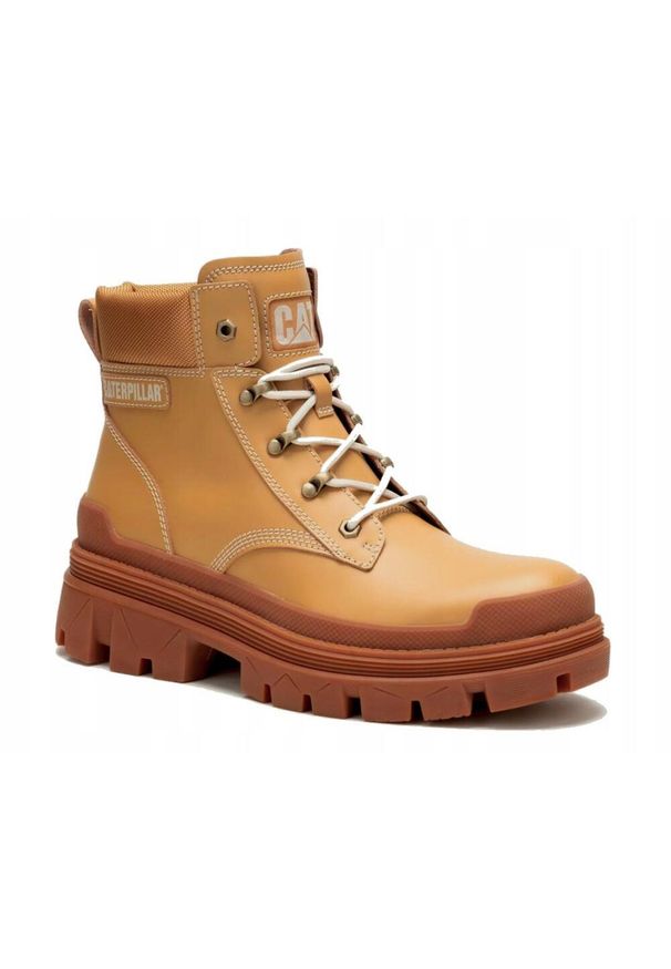 CATerpillar - Buty dla mężczyzn Caterpillar COLORADO HARDWEAR. Kolor: beżowy