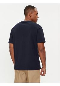 Guess T-Shirt F3GI00 K8HM0 Granatowy Regular Fit. Kolor: niebieski. Materiał: bawełna