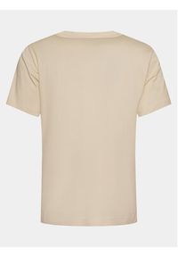 Richmond X T-Shirt Sween UMP24057TS Beżowy Regular Fit. Kolor: beżowy. Materiał: bawełna