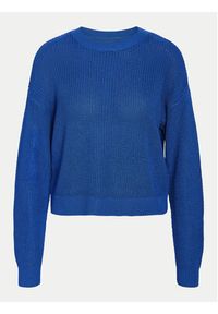 Noisy may - Noisy May Sweter Maysa 27021536 Niebieski Relaxed Fit. Kolor: niebieski. Materiał: bawełna, syntetyk #6